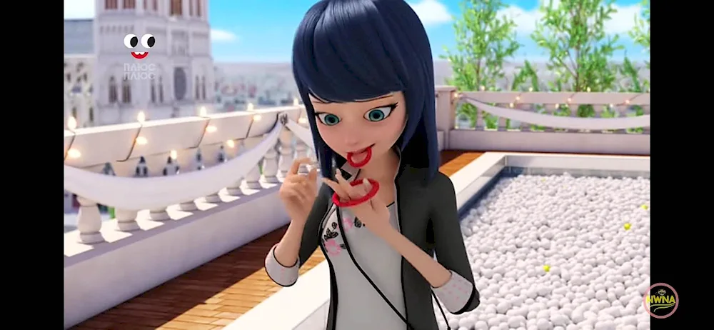 Marinette Dupont Cheng with loose hair