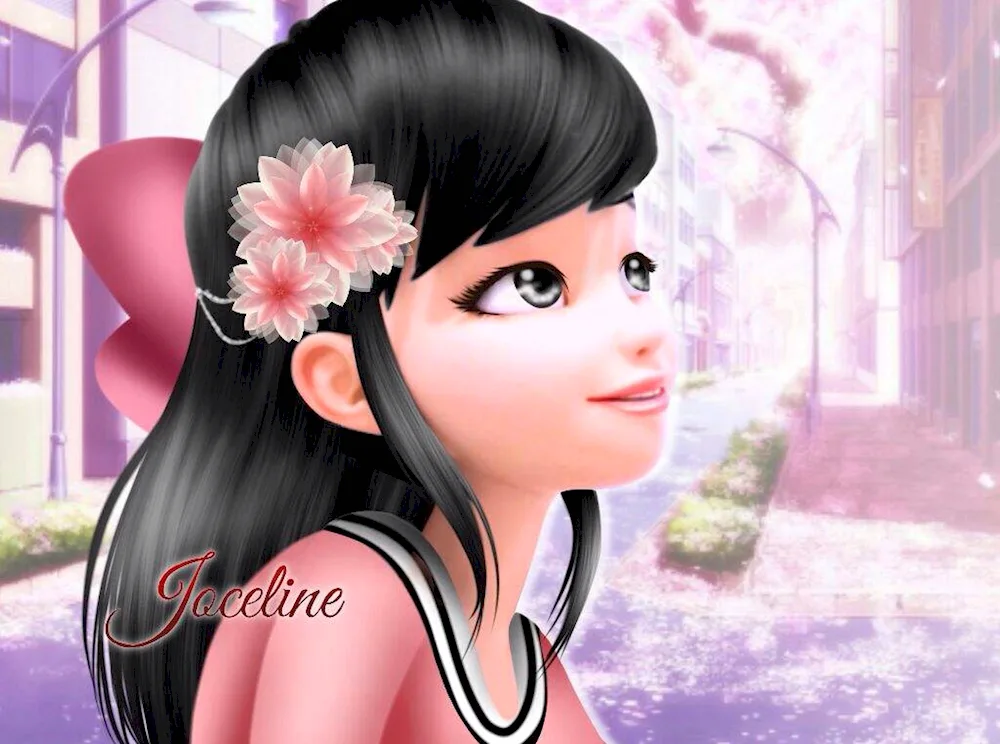 Marinette Dupont-Cheng with loose hair