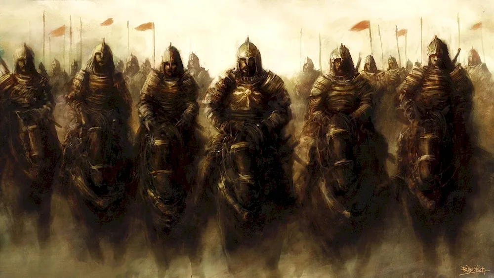 Mariusz Kozik Teutonic paintings