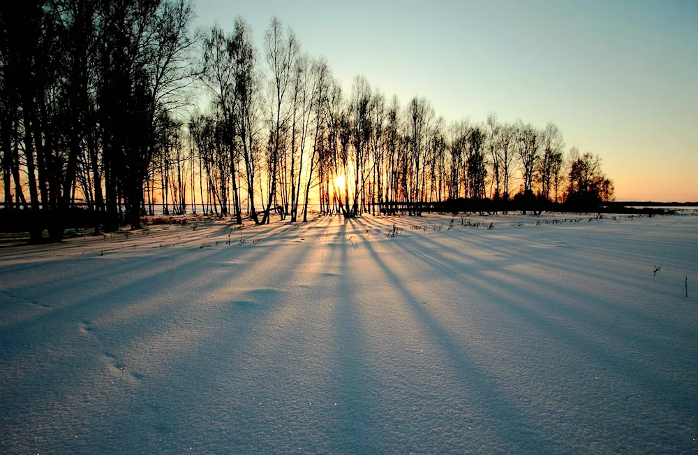 Spring evening evening