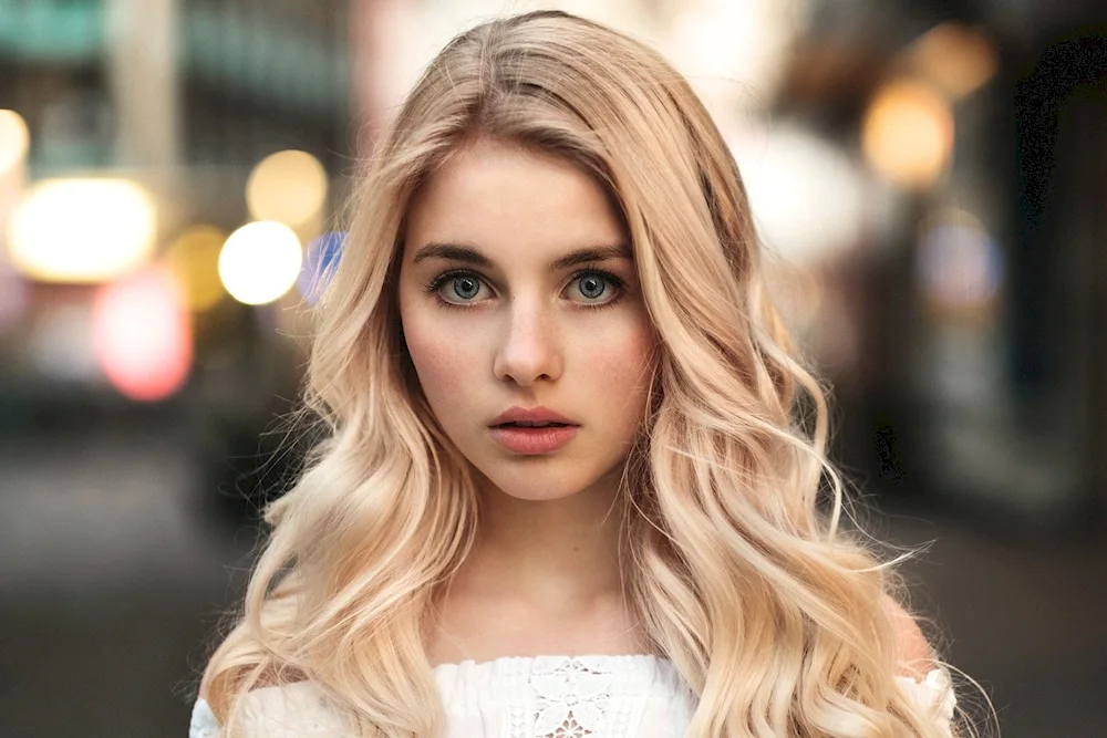 Blonde hair
