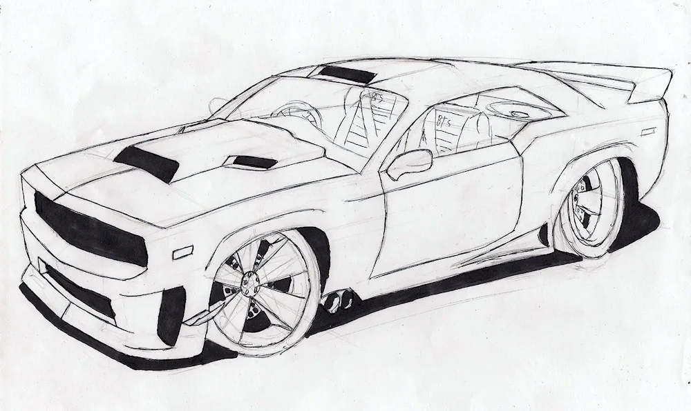 Car drawing