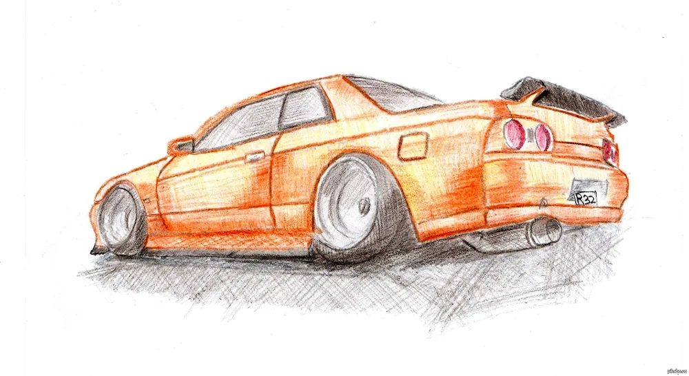 Car drawing