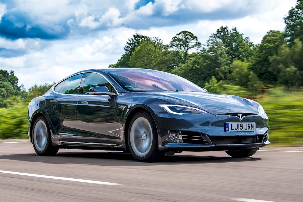 Tesla model s car