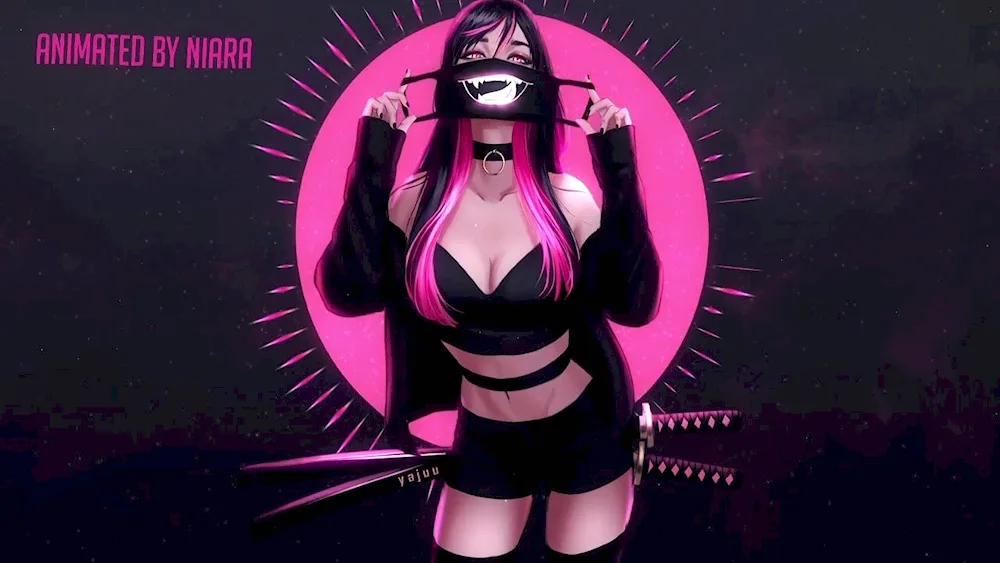 Mask Katana Pinky Yajuu