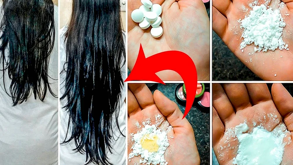 Aspirin hair mask