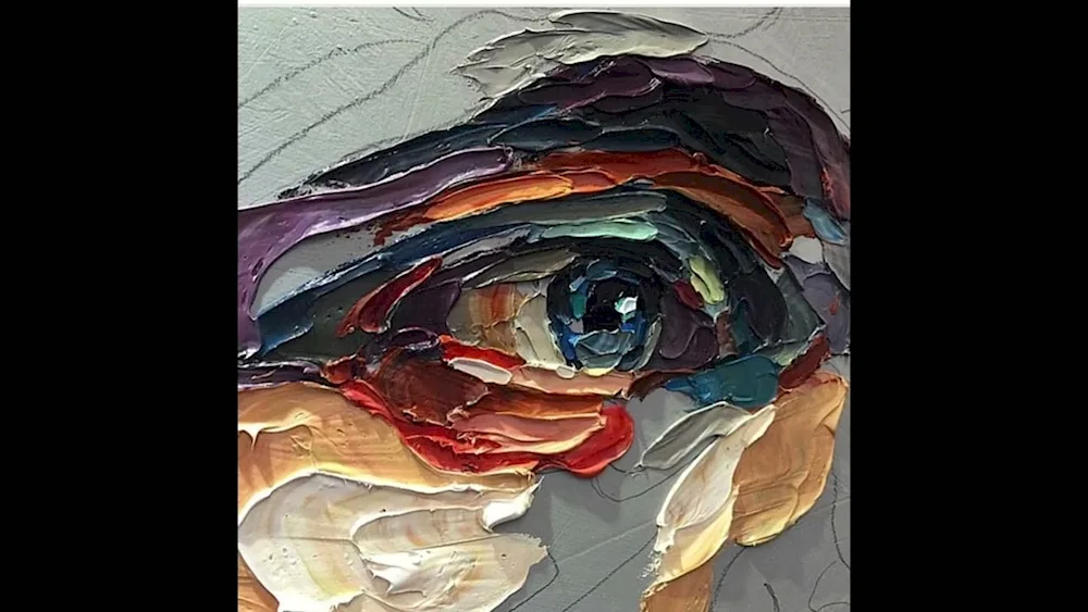 Oil painting Impasto