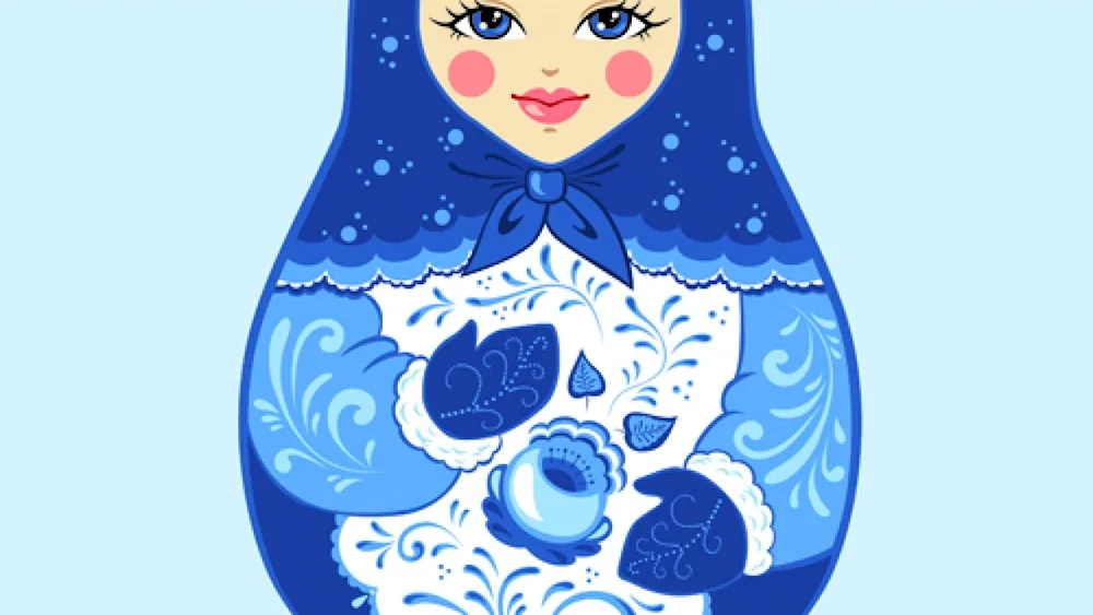 Matryoshka Gzhel