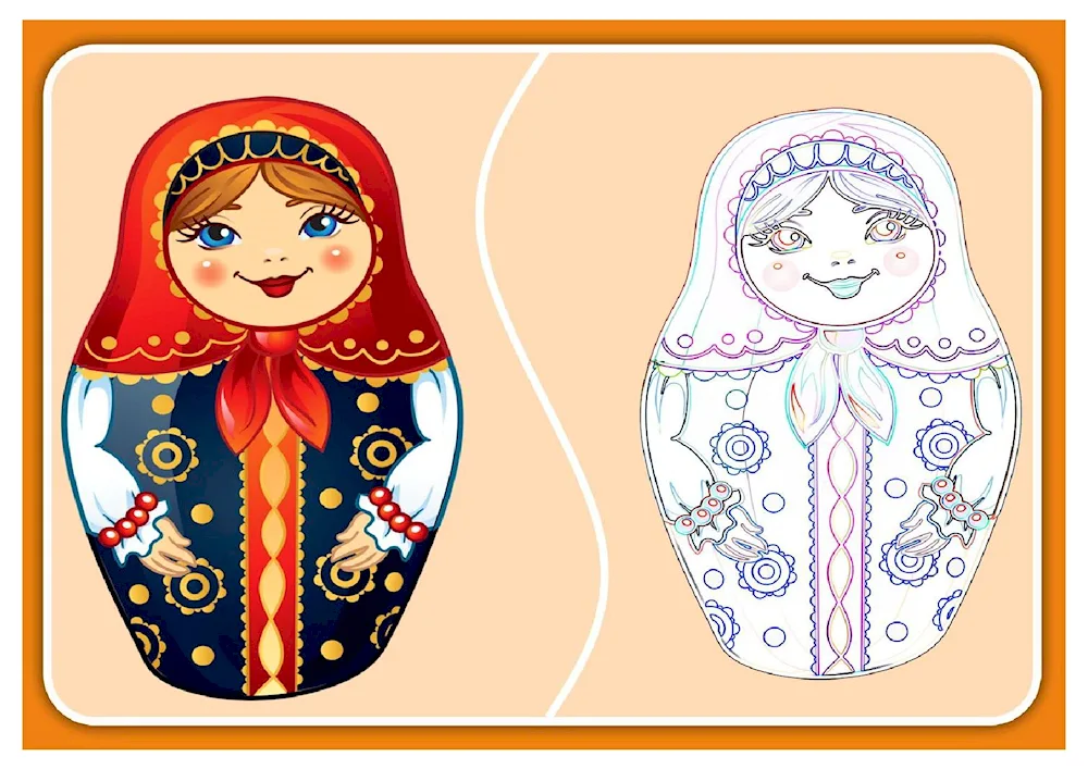 Matryoshka drawing