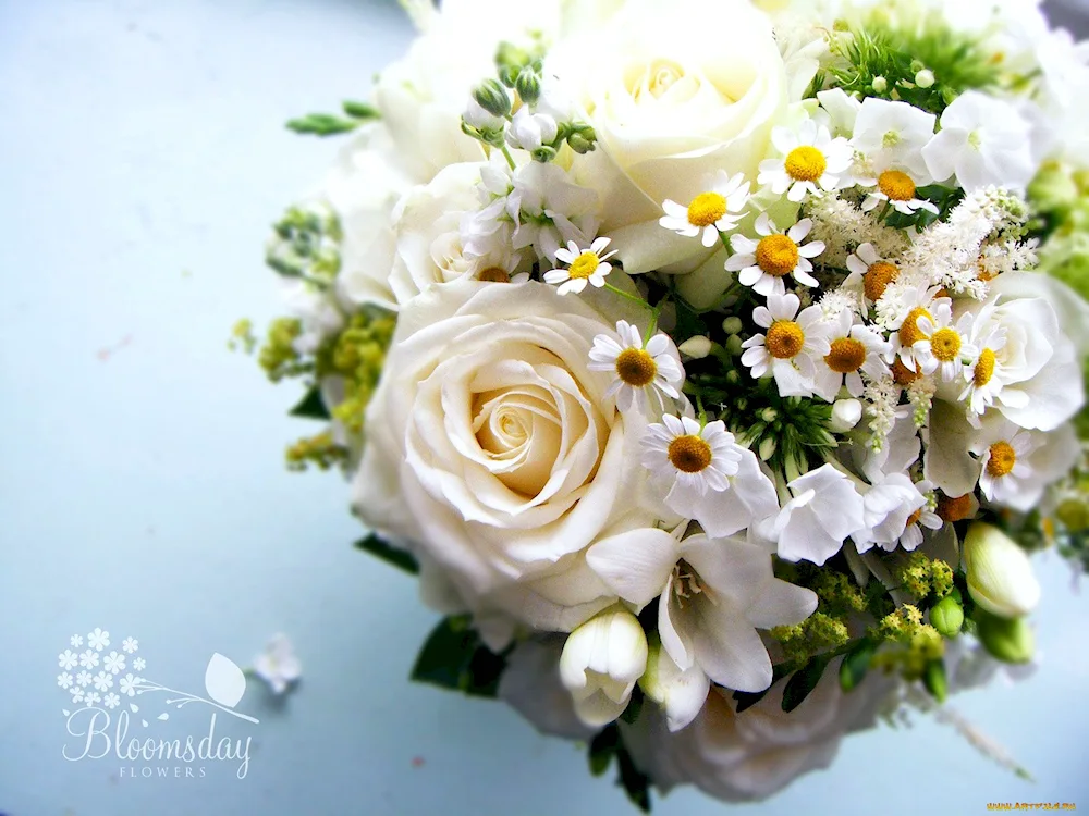 Matricaria wedding bouquet