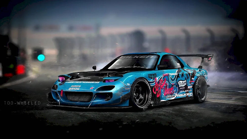 Mazda rx7 drifting