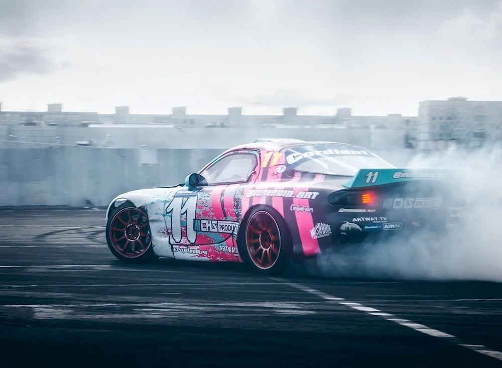 Mazda RX 7 drift