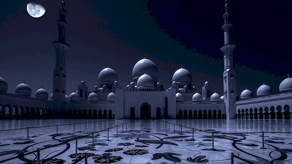 Sheikh Zayed Abu Dhabi Mosque. Dhabi