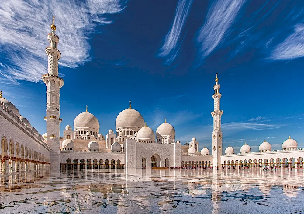 Sheikh Zayed Abu Dhabi Mosque. Dabi