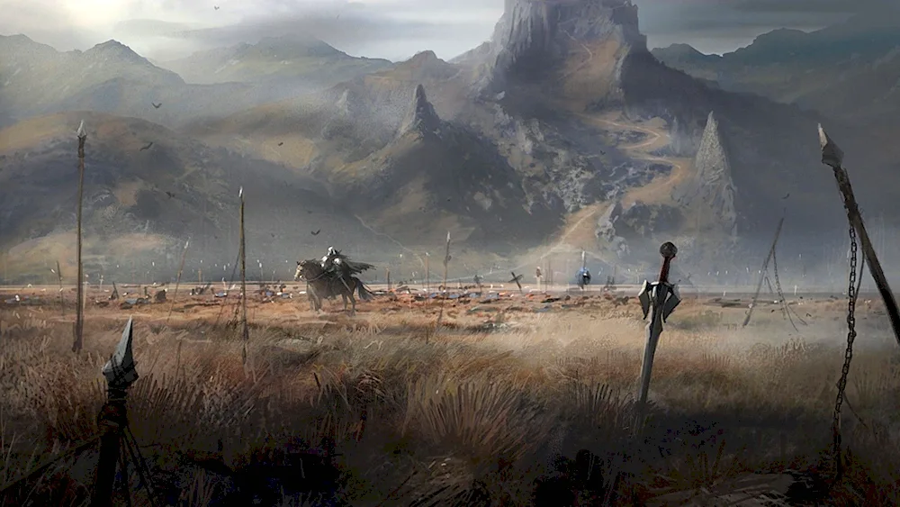 Medieval Concept Art battlefield