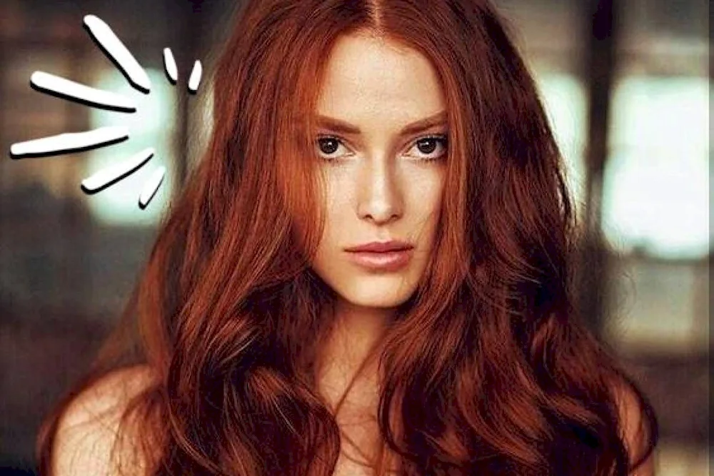 Sophia Wells is a redhead