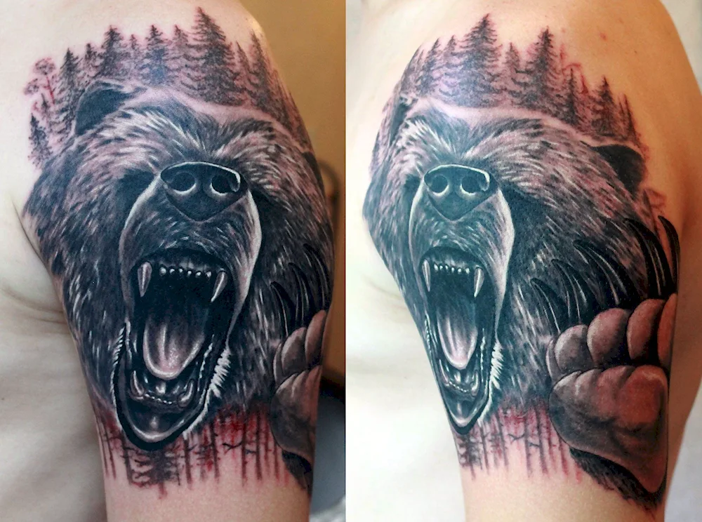 Bear tattoo