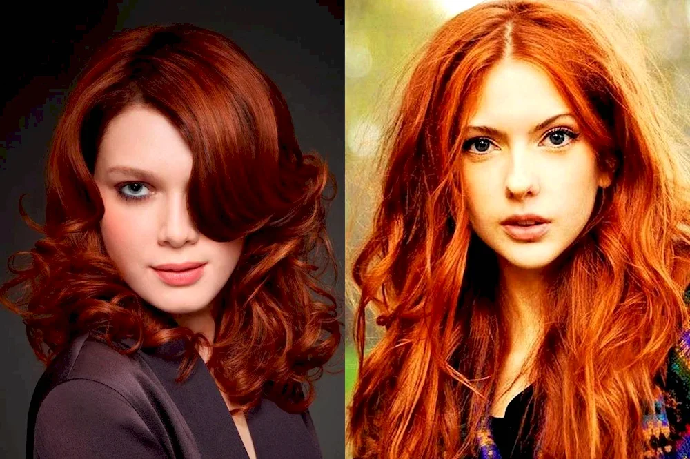Megan Prescott has red hair colour