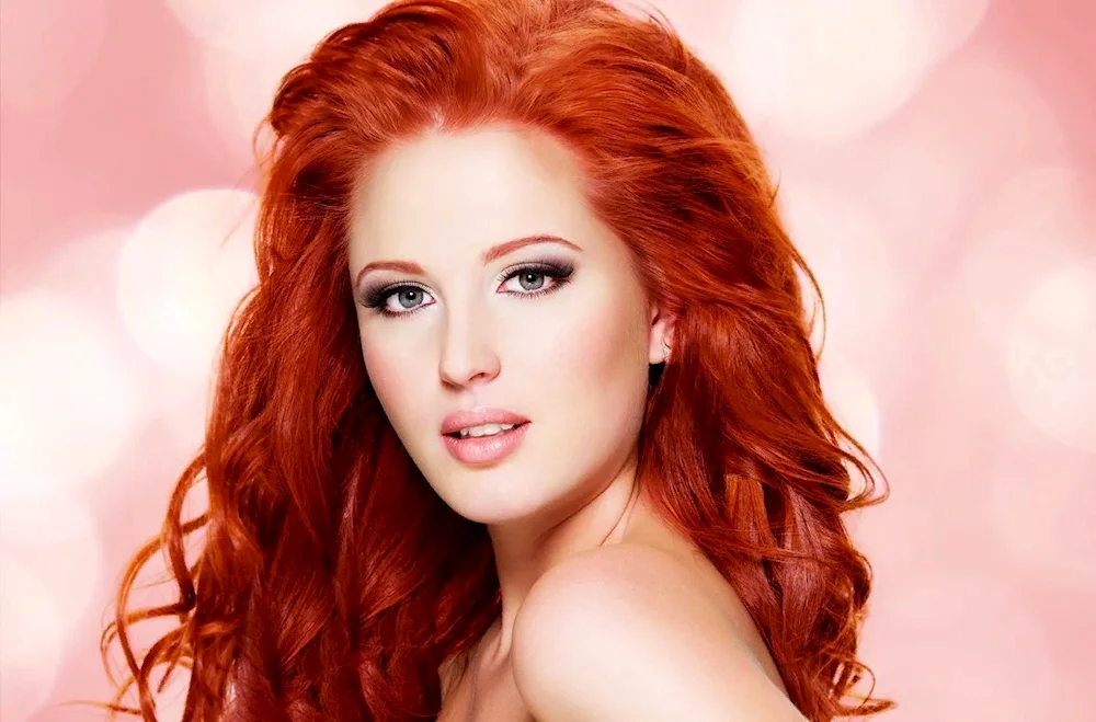 Megan Prescott in red hair colour