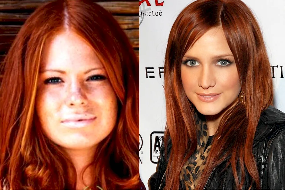 Girl with red hair
