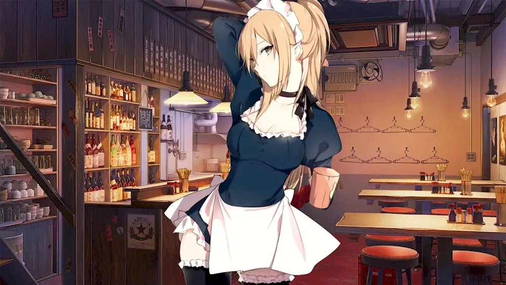 Meido- Cafe maid anime