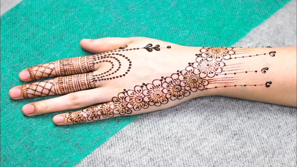 Mehendi henna painting