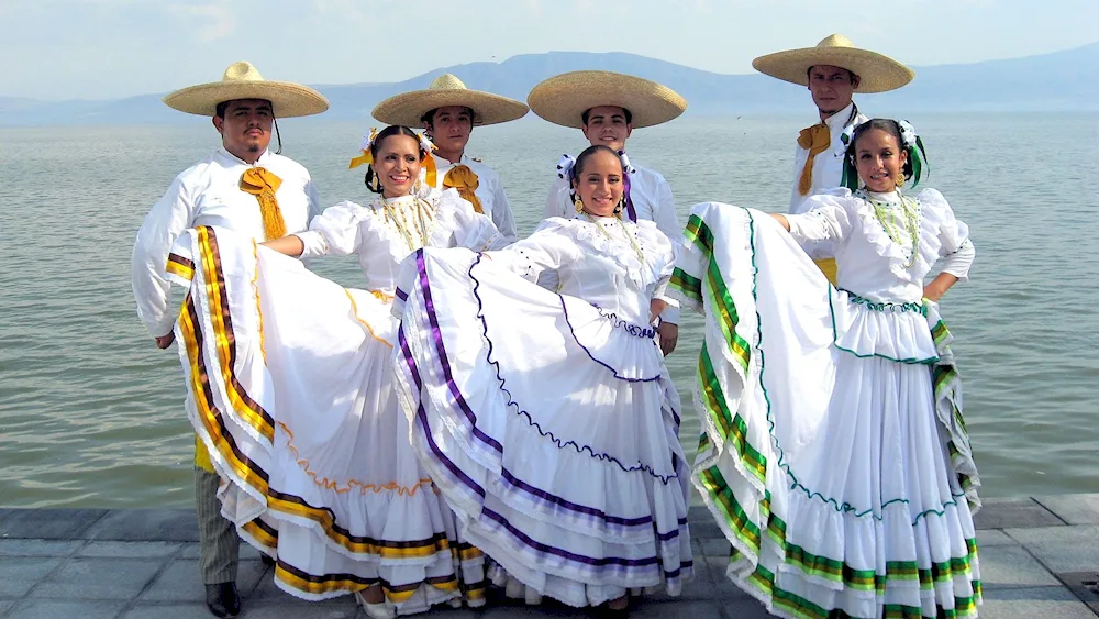 Mexican national costume women's Chiapas