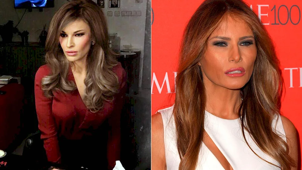 Melania Trump's hairstyle 1998