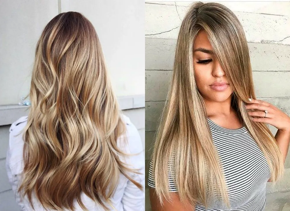 Balayage Blonde Hair Colouring