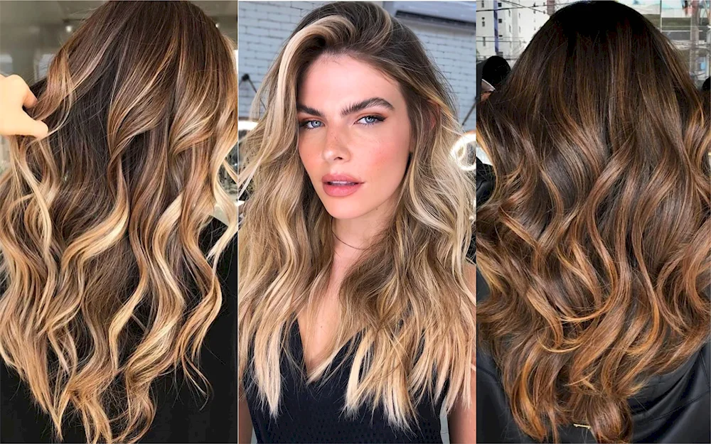 Babylights balayage hair colouring