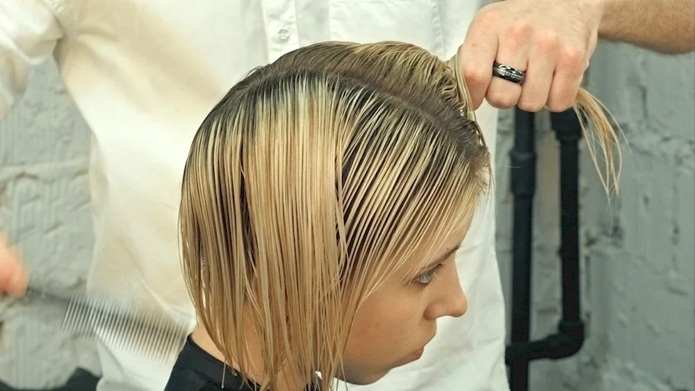 Grey hair colouring