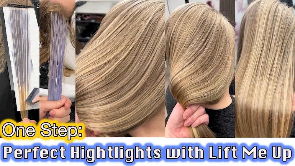 Balayage colouring technique