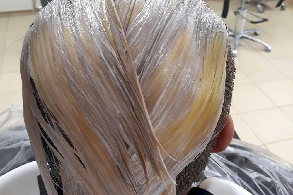 Fading melting for blonde hair