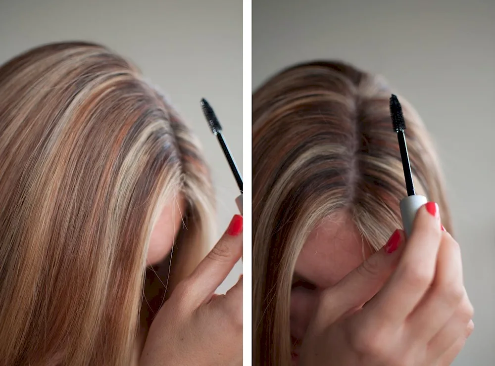 Dark blond balayage