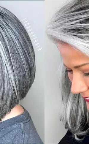 Grey hair colouring