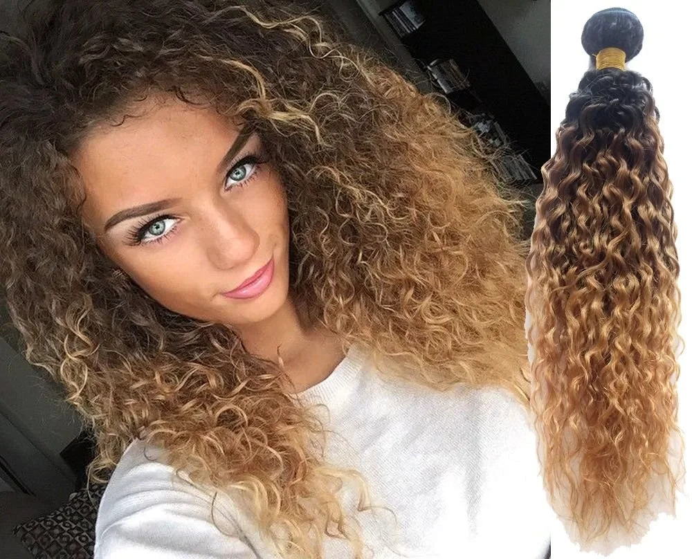 Melting on dark curly hair