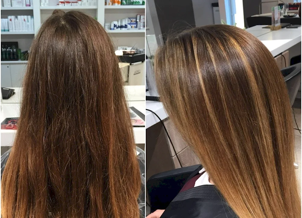 Dark hair colouring