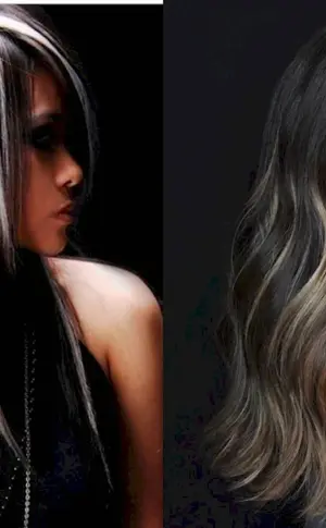 Dark hair colouring