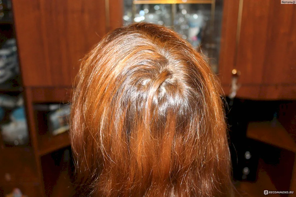 Hair colouring after henna