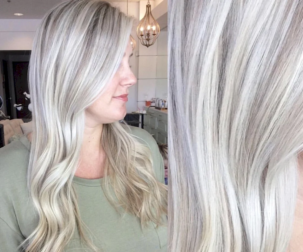 Pearl ashy toning
