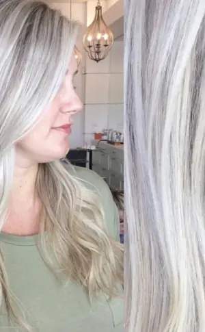 Ash tinted blonde