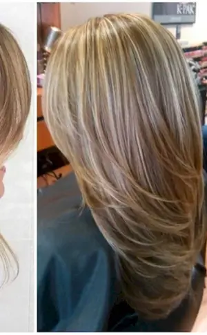 Cascade tinted balayage colouring
