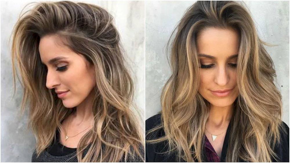 Balayage colouring