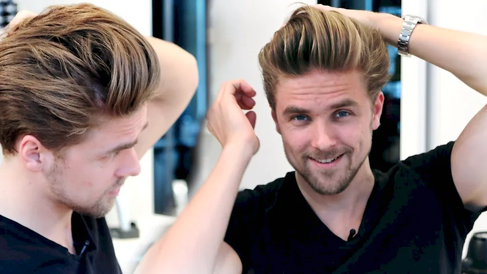 Men's hair styling