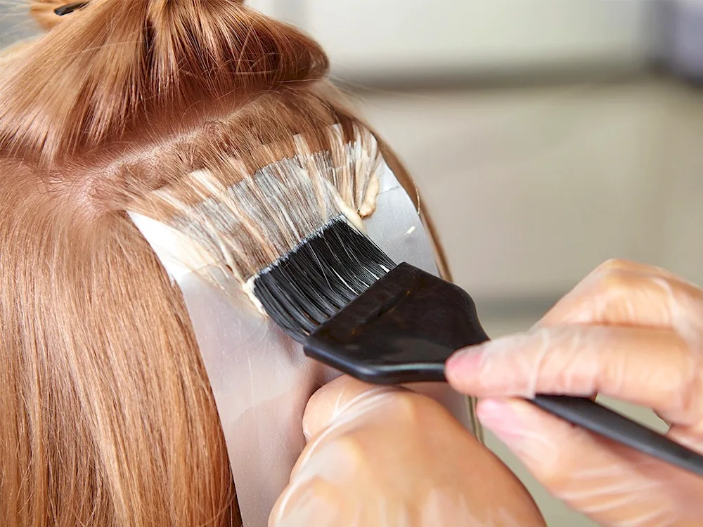 Hair cap balayage