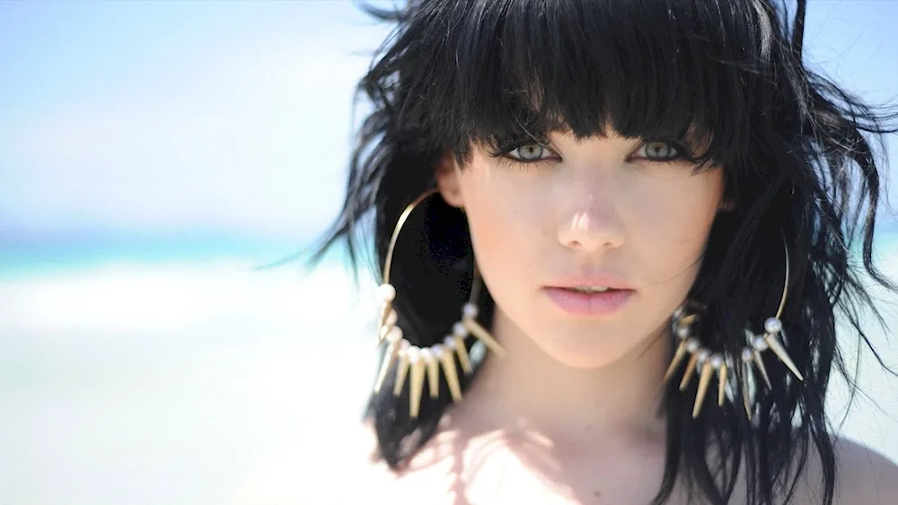 Girl with bangs