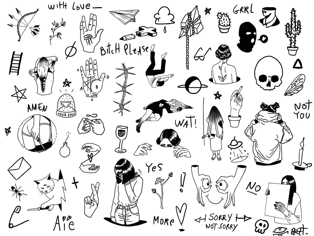 Small Tattoo Sketches