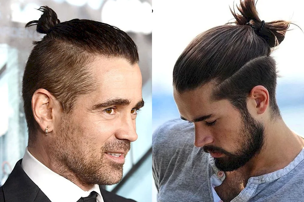 Man bun undercut