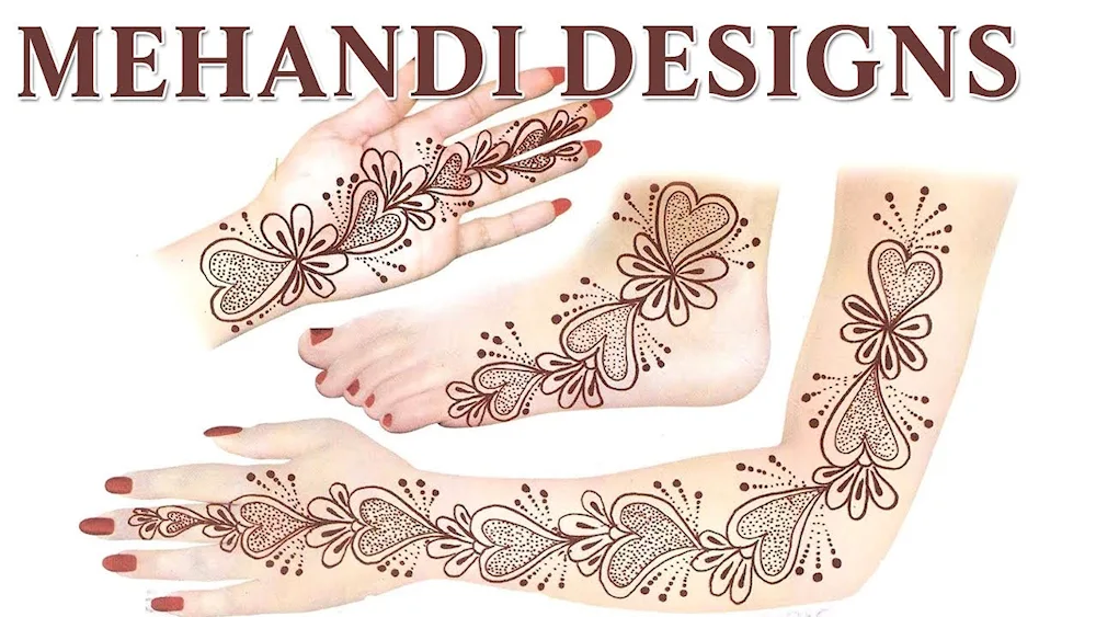 Mendi henna henna painting