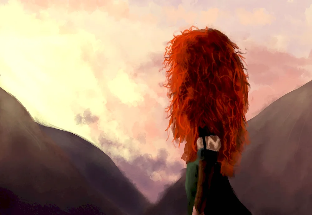 Back girl